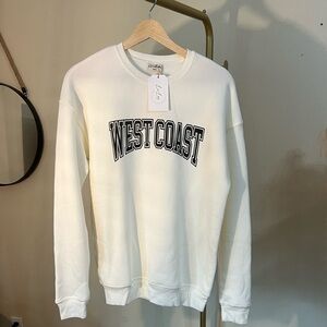 West Coast Cream Crew Neck Sweater